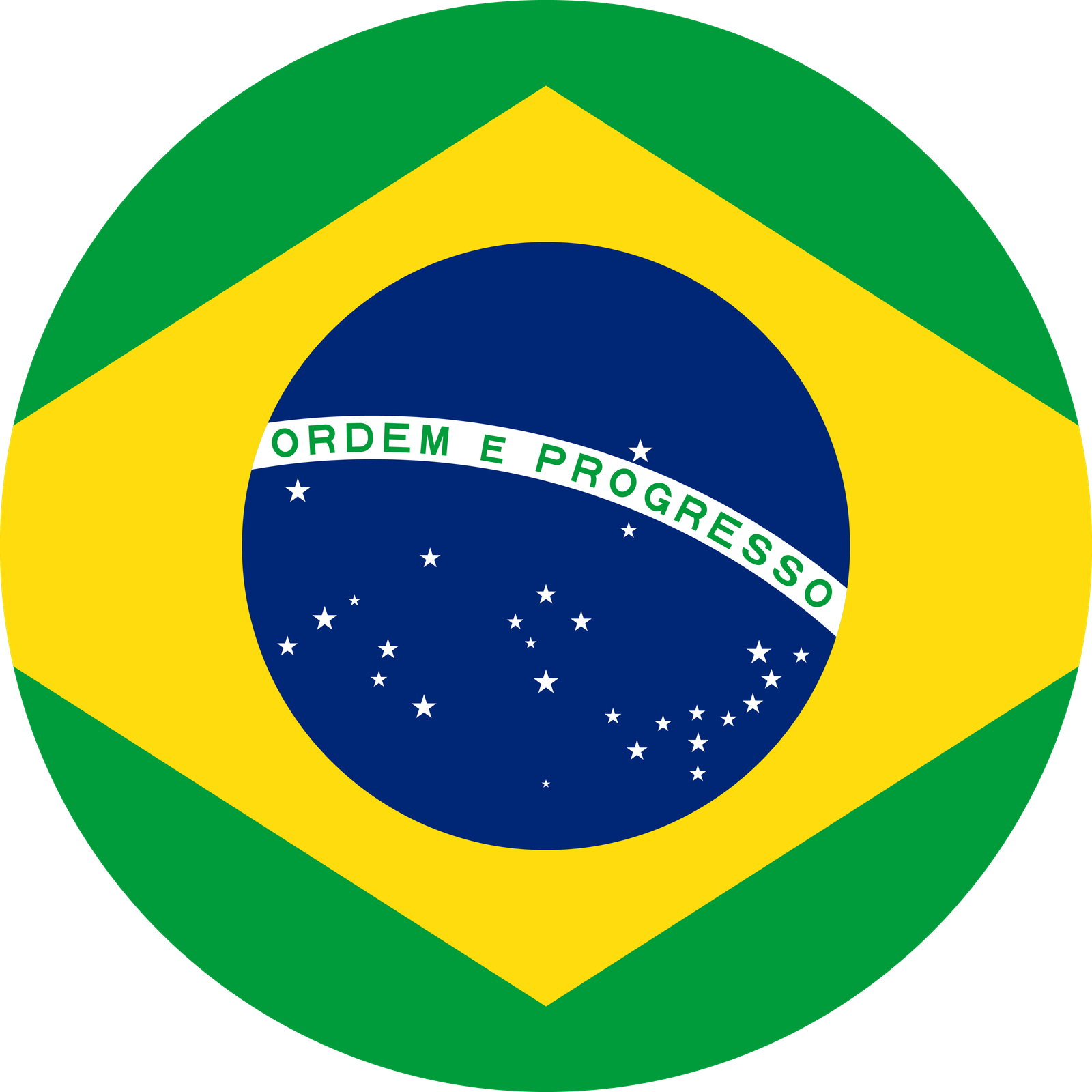 Ícone bandeira Brasil